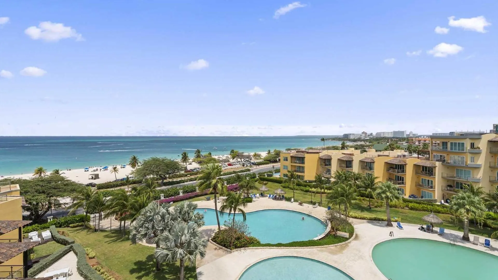 Beachfront - Aqua Vista 3Br Condo - A347 Palm Beach Aruba